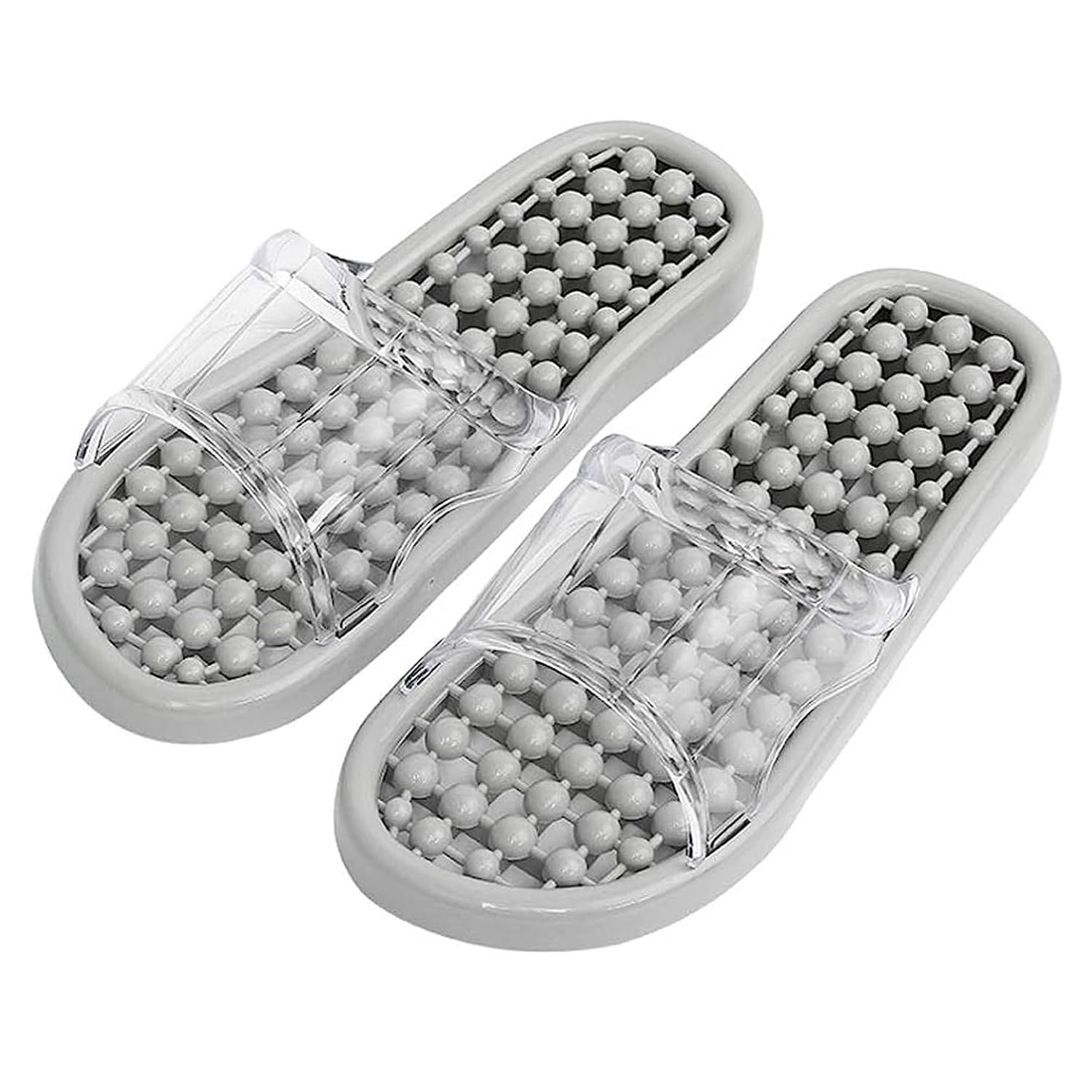 Women's Plastic Flip Flops Slippers House Massage Soft Hollow Bottom Leaky Bath Shower Bath Sandals Bathroom