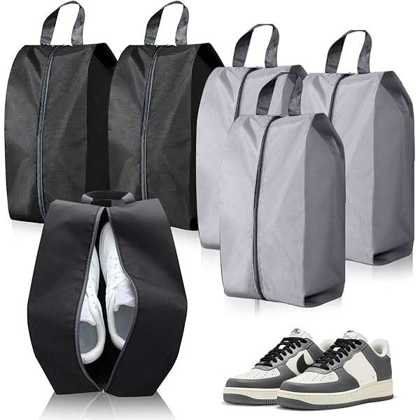 Travel Shoe Organizer Zipper Pouch – 1 Pc, Compact Footwear Bag
