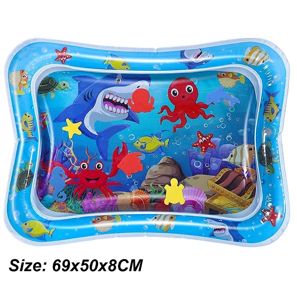 Baby Slapped Pad Tummy Time Water mat Floor Cushion Fun Activity Play Center Indoor Outdoor Baby Water Play Mat Toys for Infants
