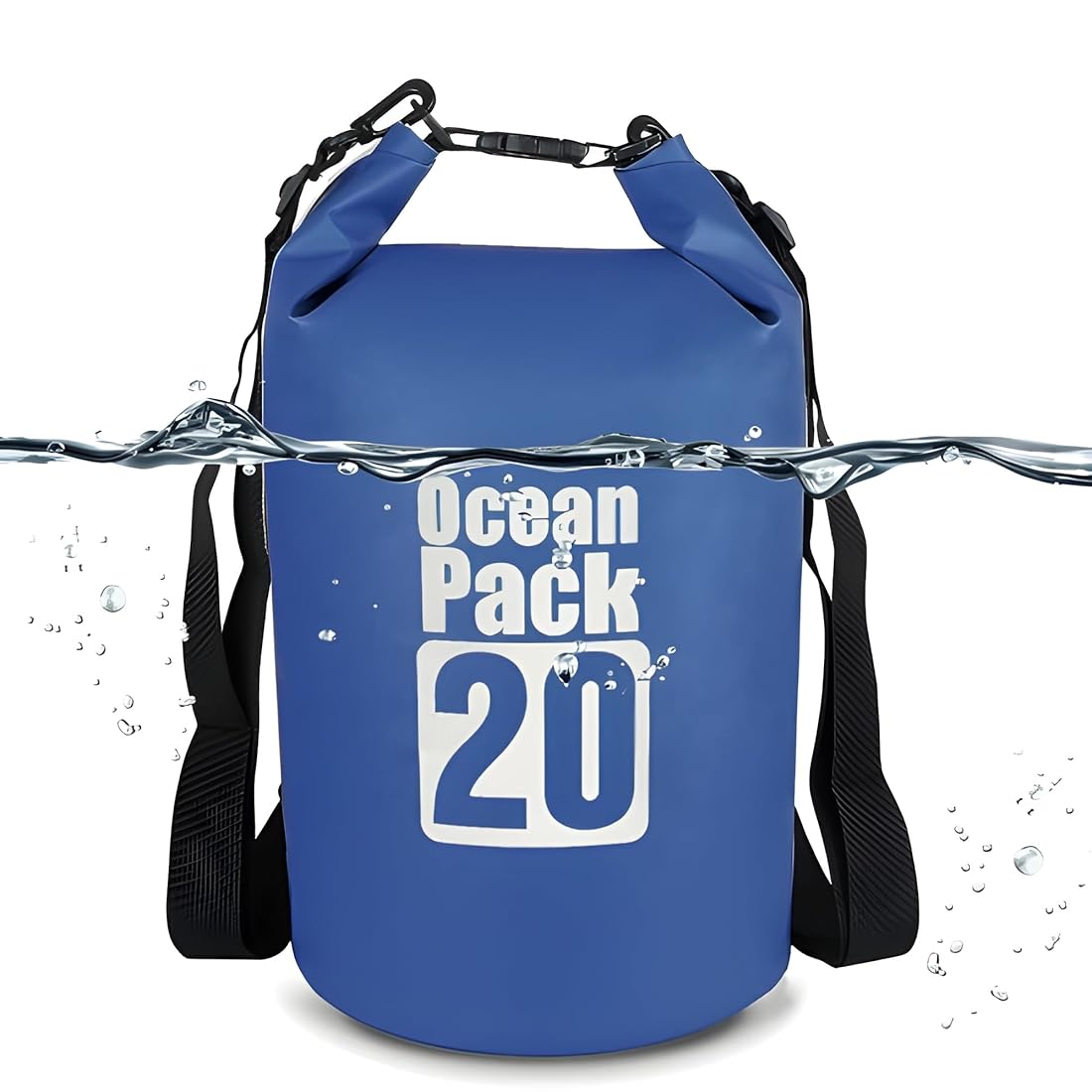 Waterproof Ocean Pack 20L – Durable Travel & Outdoor Dry Bag for Hiking, Camping, and Adventure (Pack of 1)