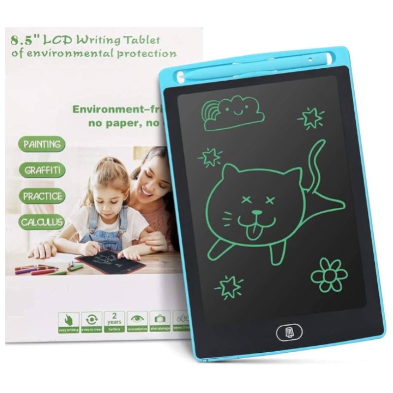 8.5'' LCD Writing Tablet Graphic Drawing Board with Stylus Pen for Kids & Adults (Random color-Pack of 1Pc)
