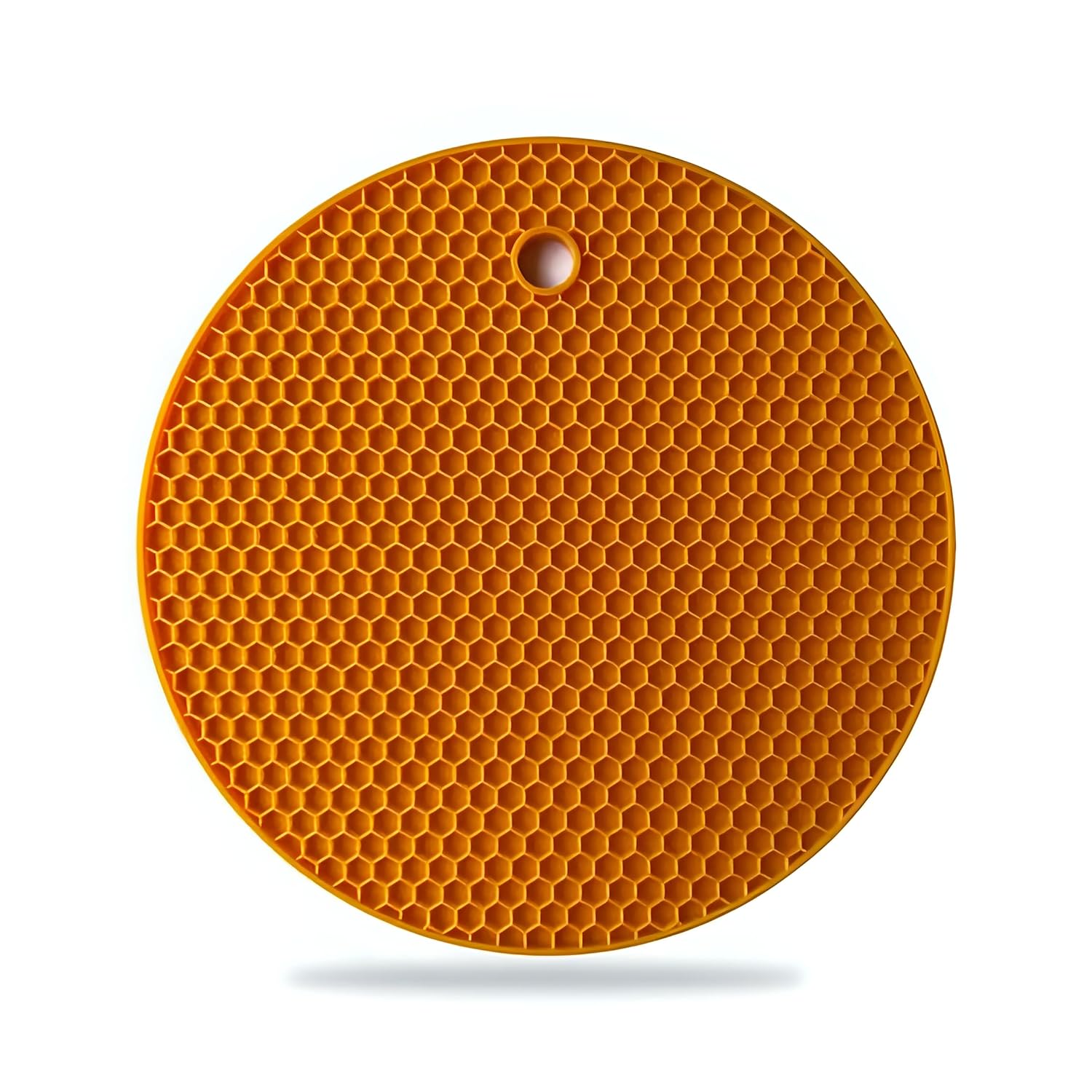 4 Pc Heat Resistant Silicone Hot Mat – Durable Round Silicone Trivet Mats for Kitchen & Dining Table (Random color)