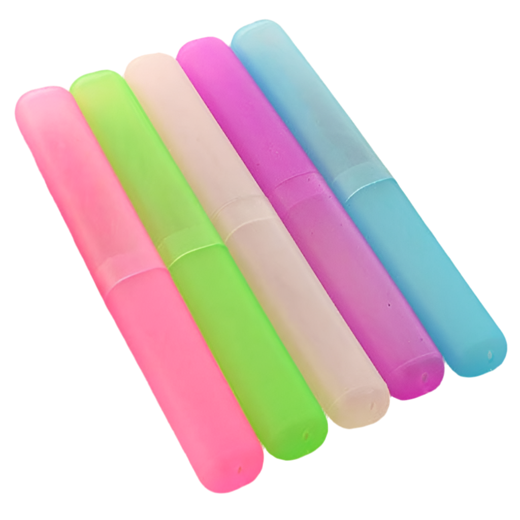 1 Pc Plastic Toothbrush Cover, Anti Bacterial Toothbrush Case Box, Portable Toothbrush Container For Travel