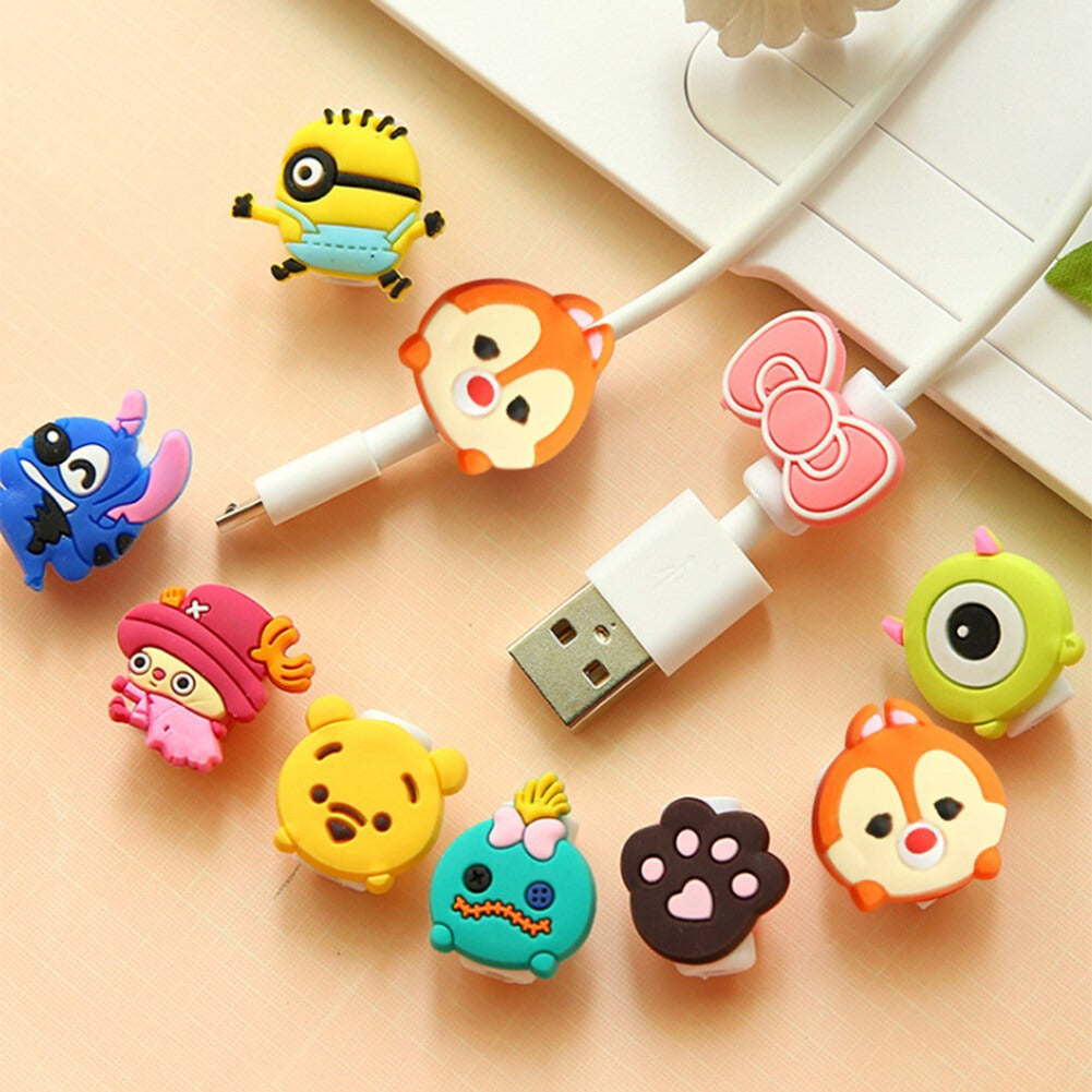 Cute Cartoon Data Cable Protector (Random)
