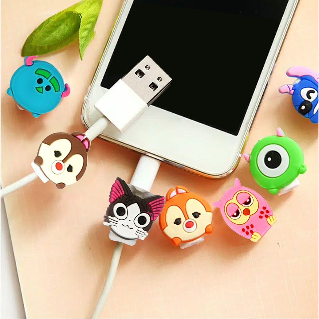 Cute Cartoon Data Cable Protector (Random)