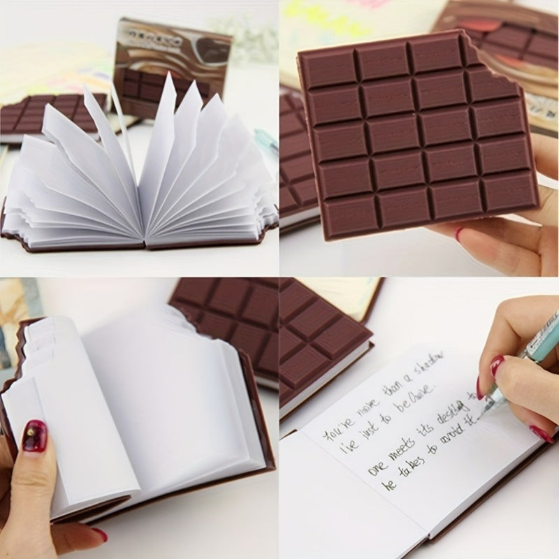 Chocolate Flavor Notebook Creative Biscuit Memo Book Stationery Small Gift