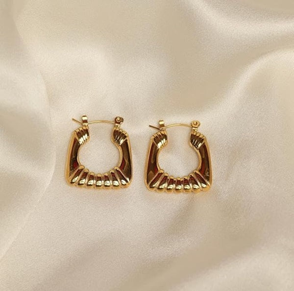 Square Hoop Earring