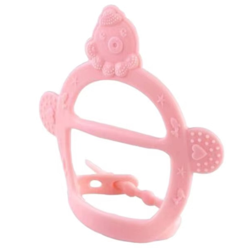 Sensory Silicone Teething Bracelet – Baby Chew Toy for Infants & Toddlers (Random color-Pack of 1)