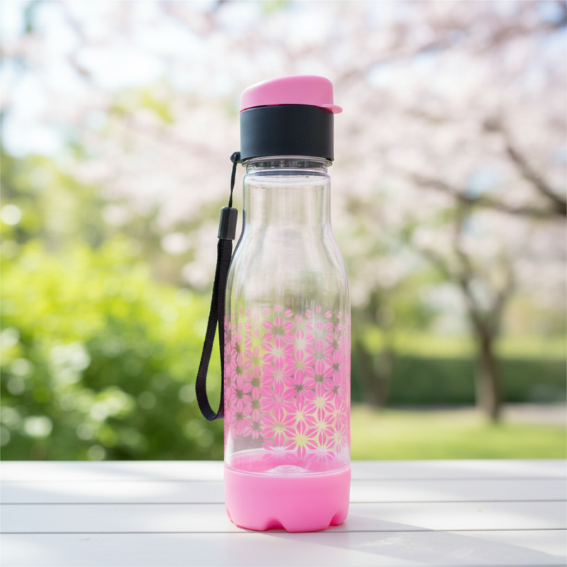 500ml Bliss Plastic Water Bottle with Secure Flip Cap - Leakproof, Lightweight & Reusable ( Pack of 1 )