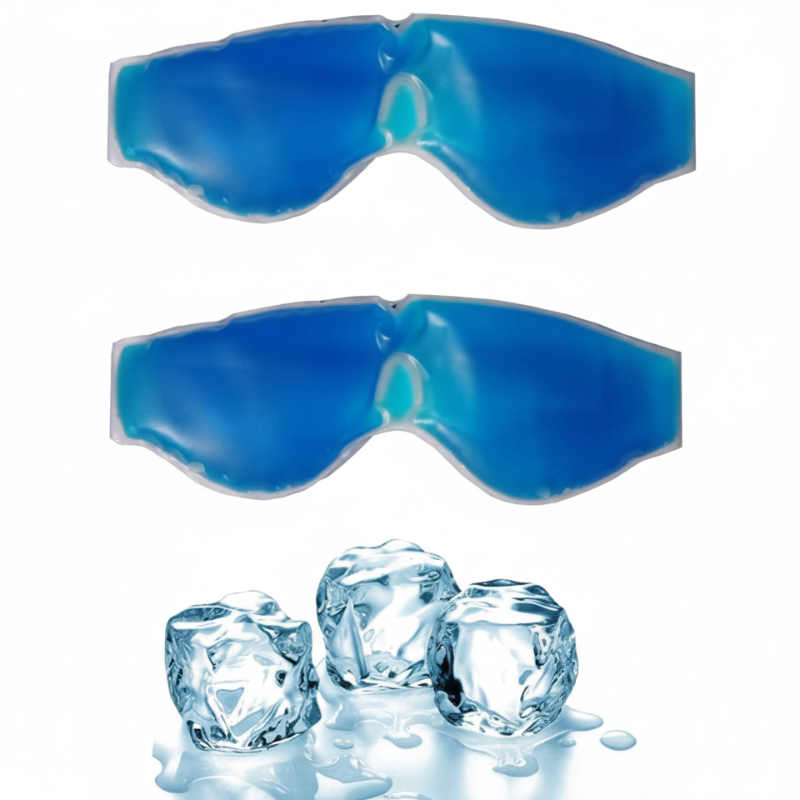 Cooling Gel Relaxing Eye Mask – Reusable Cold & Warm Therapy Mask for Stress Relief, Eye Strain & Headache