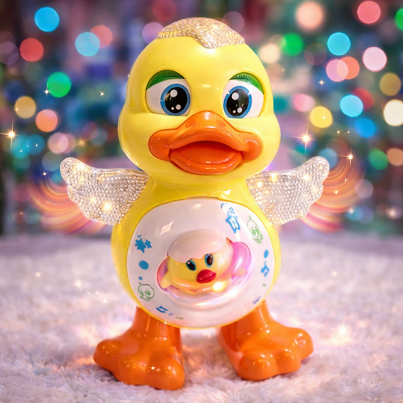 Dancing Duck Musical Toy with Lights & Movement – Battery Operated Interactive Duck Toy for Kids