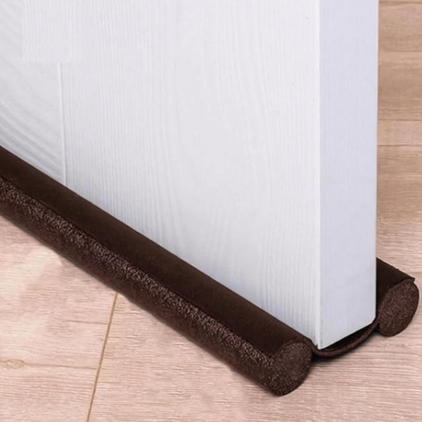 Door Bottom Sealing Strip – Twin Draft Stopper & Gap Filler for Dust, Noise & Insect Protection (Random Color-Pack of 2)