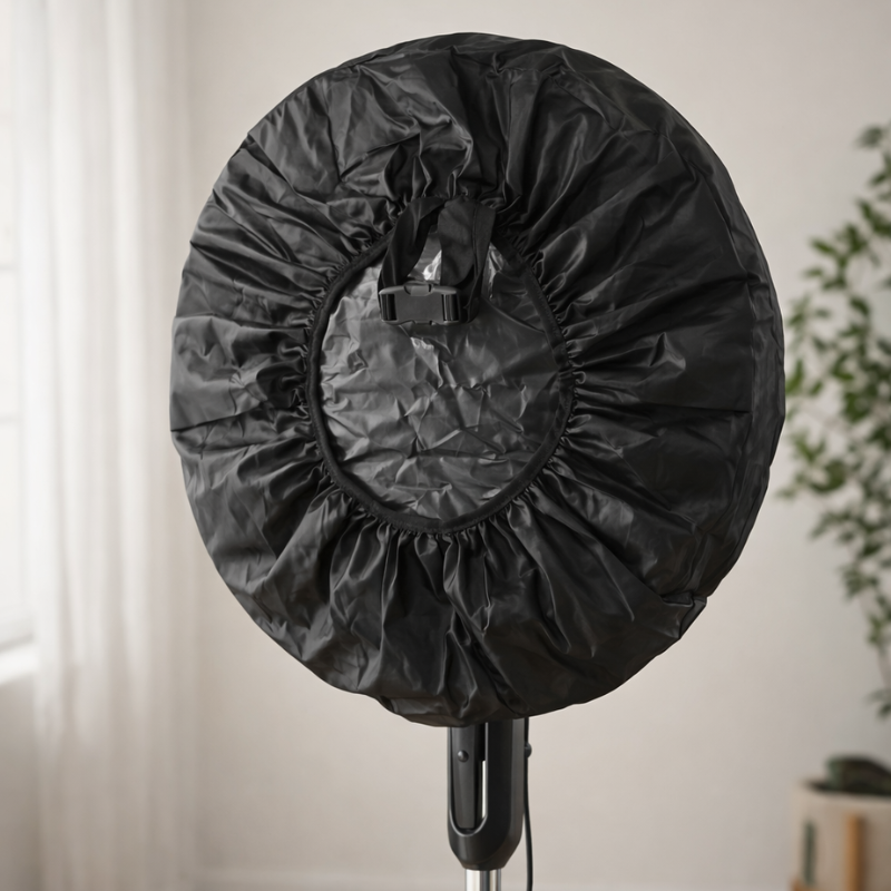 Dustproof & Waterproof Fan Cover with storage bag (40 × 40 cm) | Universal Protection Cover for Pedestal, Wall & Industrial Fans