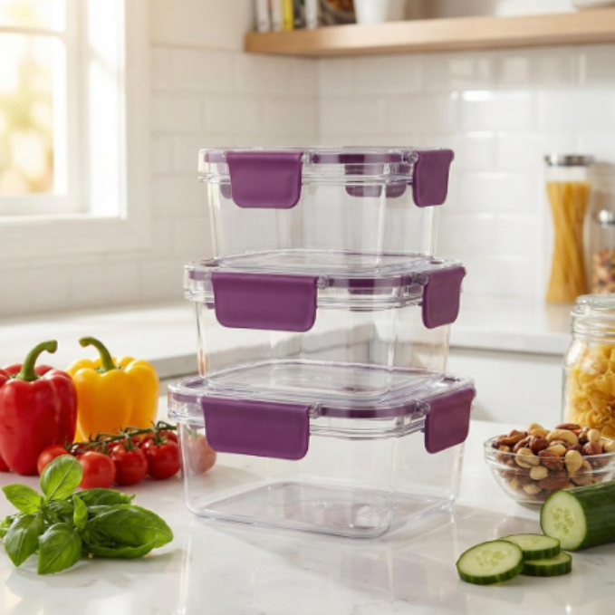 Fresh360 Containers Buy Feel Fresh 3 Pcs Airtight Container Online - 99Wholesale – 99wholesale
