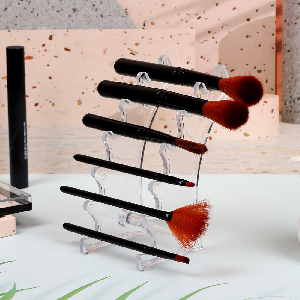 Pen Holder Stand Creative 6 Slots Horizontal Pen Display Stand