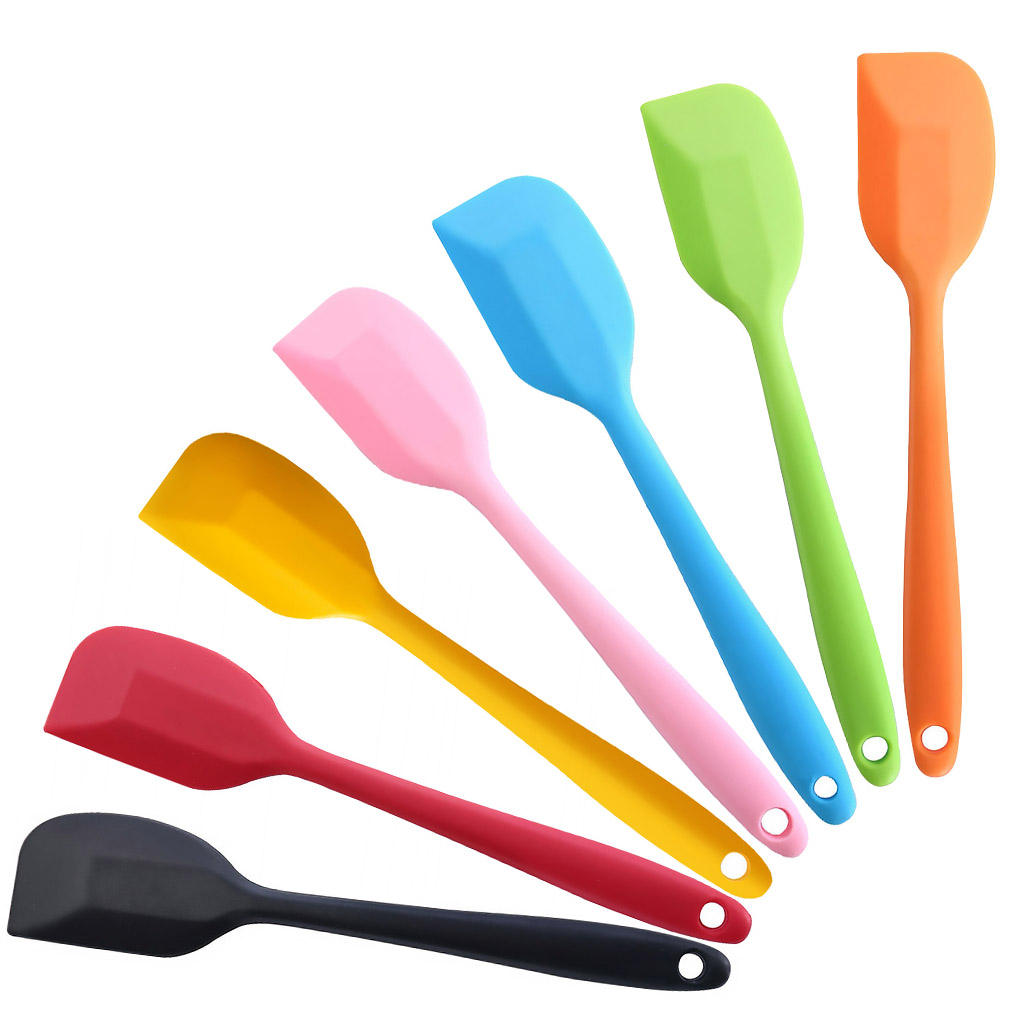 Large Heat-Resistant Silicone Spatula – Food-Grade Baking & Cooking Tool (Random color-Pack of 1)