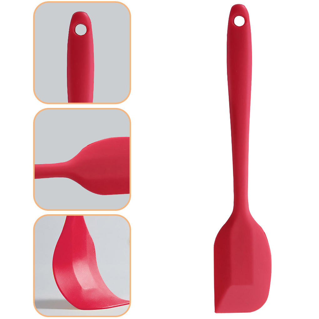 Large Heat-Resistant Silicone Spatula – Food-Grade Baking & Cooking Tool (Random color-Pack of 1)
