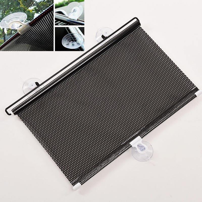 40X125 cm Sun Shield Car Window Black Roller Block Blinds Shades