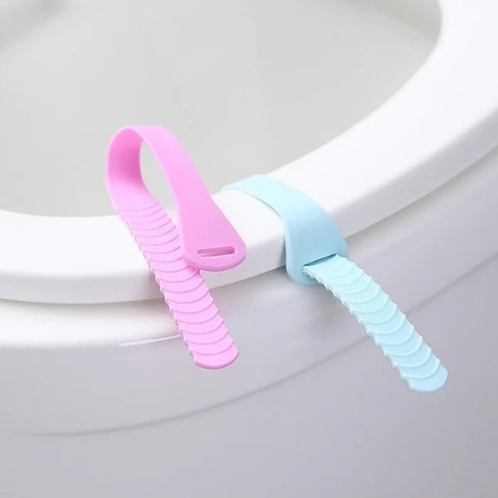 4 Pcs Toilet Seat Lifter Band, Foldable Toilet Cover Seat Lid Lifter Handle Bathroom Accessories