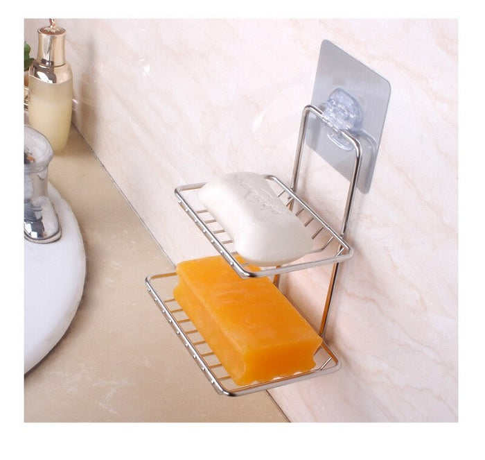 Double Layer Stainless Steel Soap Holder