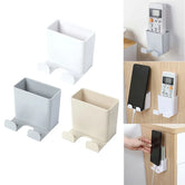 Wall Mountable Remote & Mobile Holder, Self-Adhesive Phone Charging Stand Wall Mount Mobile Holder for Home, Office, Kitchen