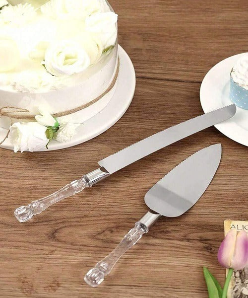 2 pcs Stainless Steel Pancake Knife