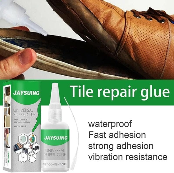 Universal Super Strong Instant Glue, Quick Dry Welding, High Strength Oily Glue, Waterproof Quickly Repair Glue Applied to Plastic, Wood, Metal, Glass, Shoes