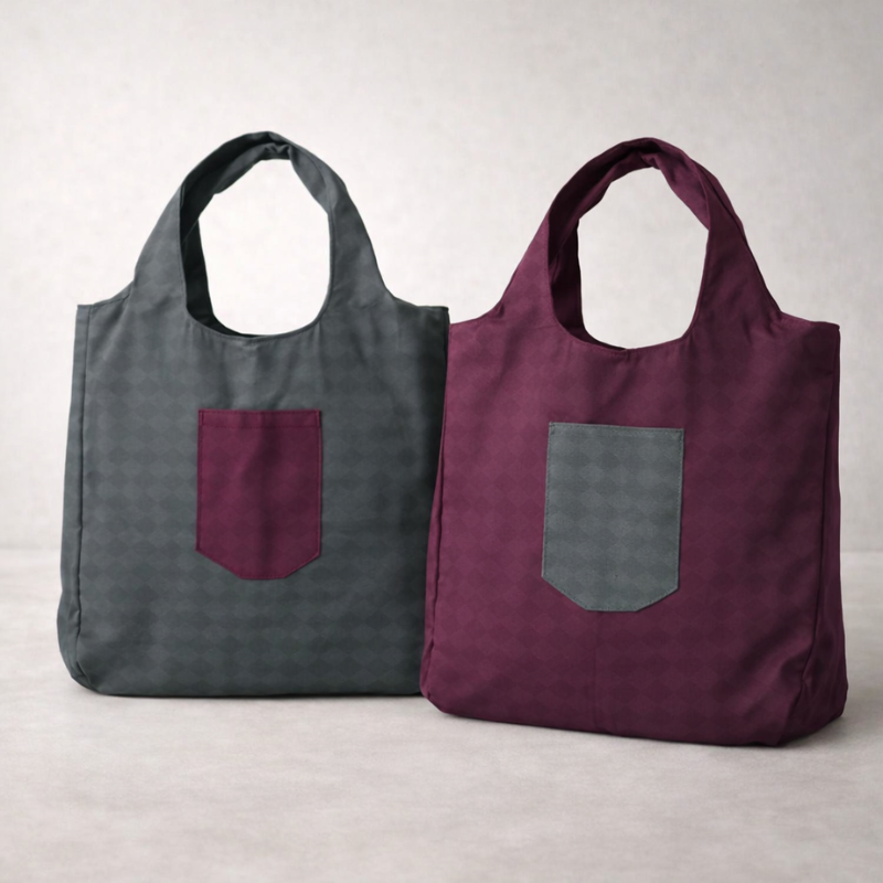 Heavy Cotton Tote Bag | Large Capacity Reusable Shoulder Bag for Shopping & Daily Use (Random Color-Pack of 1)