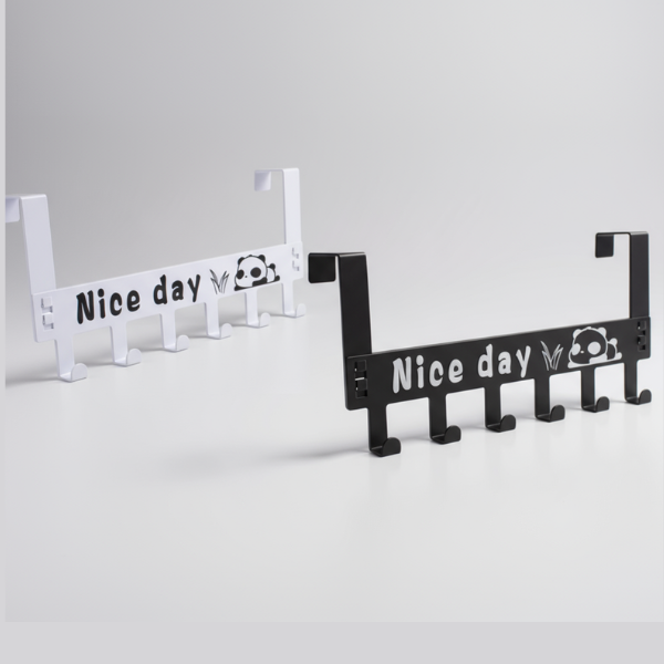 Premium Nice Day Wall Mounted Holder– Compact Home Wall Storage Hooks (Random) )(Pack of 1)