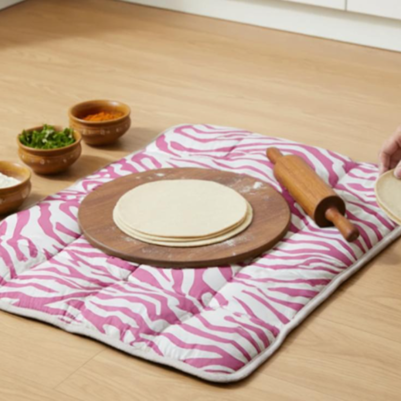 Valima Roti Set Kitchen Combo Set – 2Pc Roti Cover (19x19 cm) + 1Pc Roti Mat (35x44 cm ...