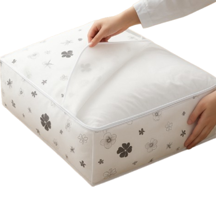 New Quilt Storage Bag – Large Size Organizer for Blankets, Quilts, Comforters & Bedding (Pack of 1)