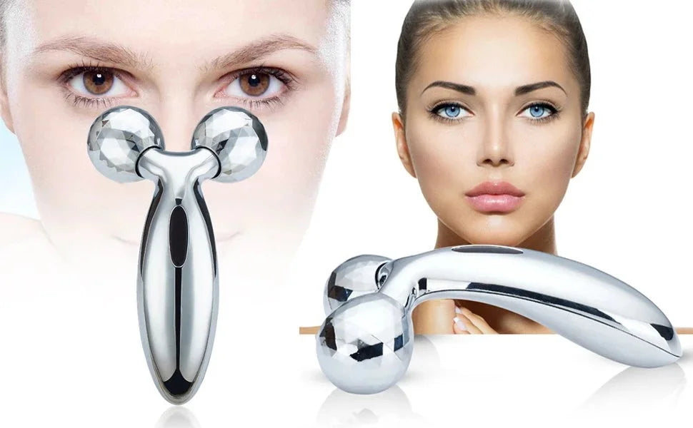 Acupressure 3D Y Shape Massager 360 Rotate Full Massage For Face Lifting Wrinkle Remover Relaxation Skin Tightening Shaping Massage Roller