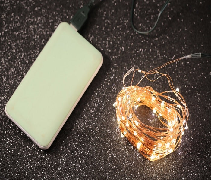 USB Copper Wire String Light - 3 meter