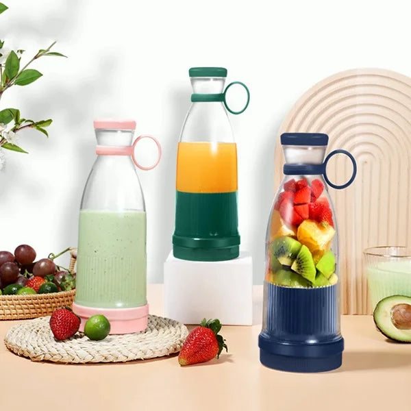 420ml Portable Mini Electric Juicer, Blender, Juicer Bottle Mixer, Juice Maker, Fruit Juicer Machine Electric, USB Rechargeable Personal Mini Juicer