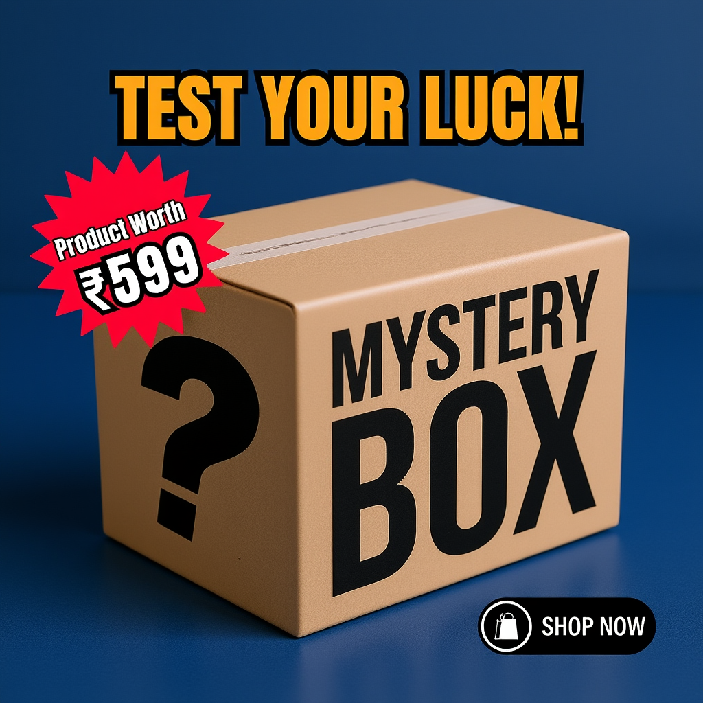 Mystery Box ₹199 – Surprise Product Worth ₹199–₹599 (No COD, No Return)