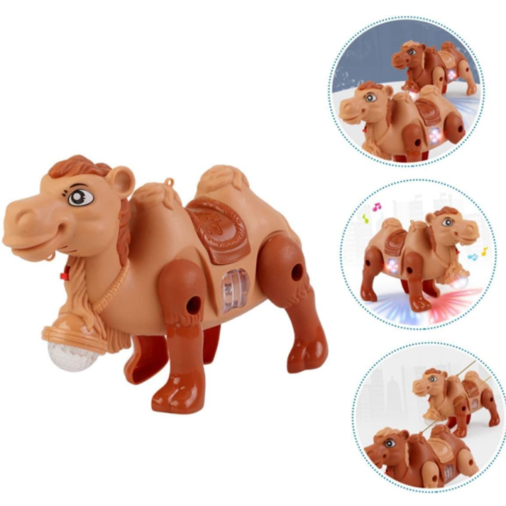 Musical Light-Up Camel Toy – Battery Operated Animal Toy with LED Ligh ...