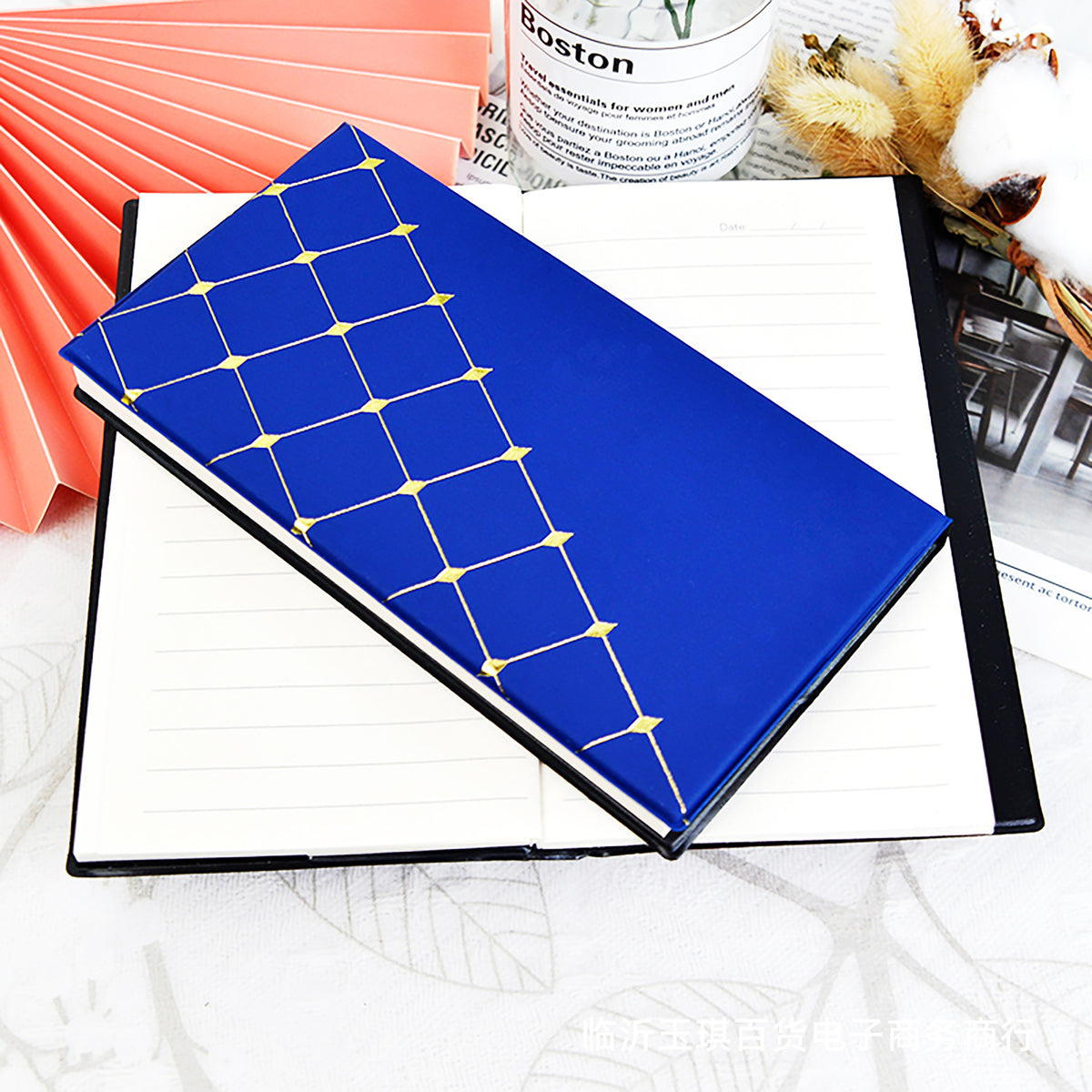 Golden Mini Notebook Buy Golden Square Print Mini Long Notebook - 99Wholesale – 99wholesale