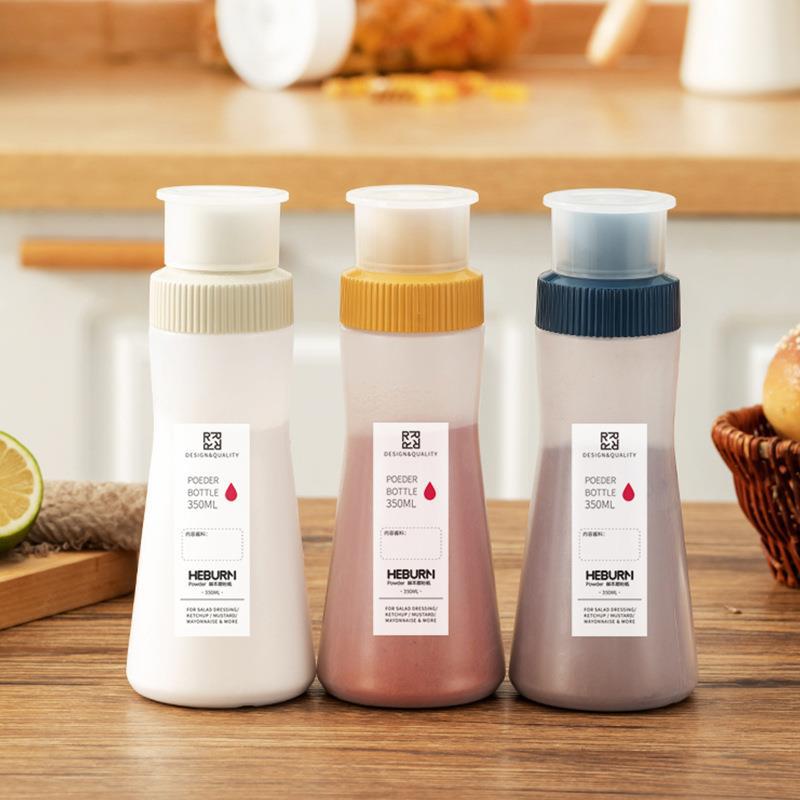 1Pc 350 ml Plastic Barbecue Powder Sprinkler Bottle Salt Shaker Seasoning Jar Pepper Powder sprinkler Jar Seasoning Bottle