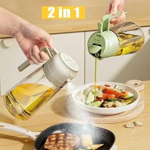 Oil Sprayer & Dispenser Bottle