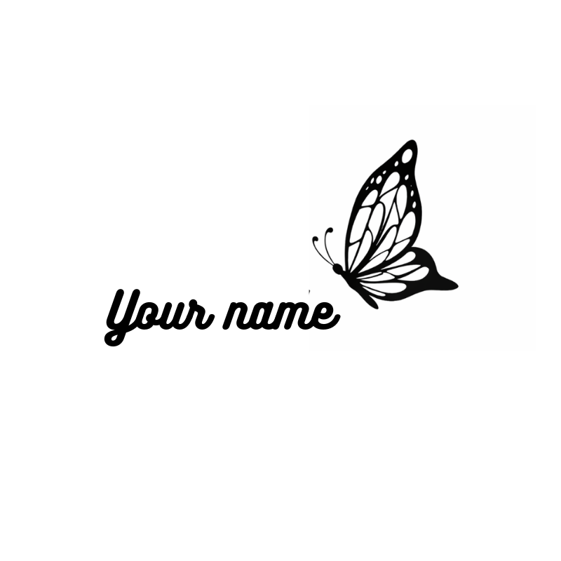 Personalized Butterfly Travel Jewelry Organizer with Name – Custom Compact Jewelry Box Case | Aesthetic Gift for Women & Girls