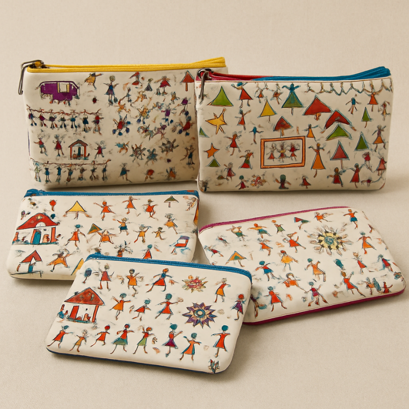 Printed Potli Bags for Women – Ethnic Pouch Purse for Return Gifts, Weddings & Festive Occasions (Random Print & color-Pack of 1)
