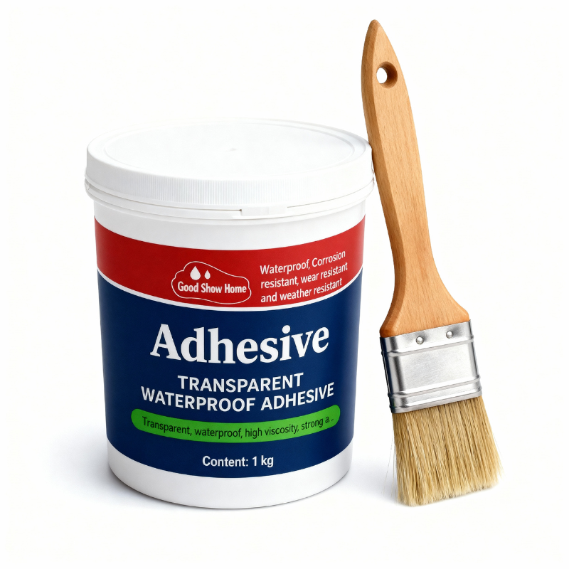 High-Strength Transparent Adhesive Magic Glue with brush (1kg) – Waterproof, Corrosion Resistant & Long-Lasting (With Brush)