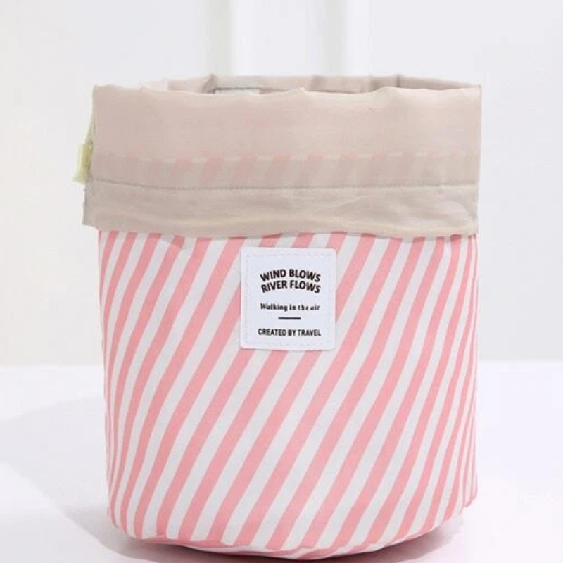 Travel Packing Dresser Pouch | Oxford Fabric Drawstring Storage Bag | Multipurpose Travel Organizer (Random Print- Pack of 1)