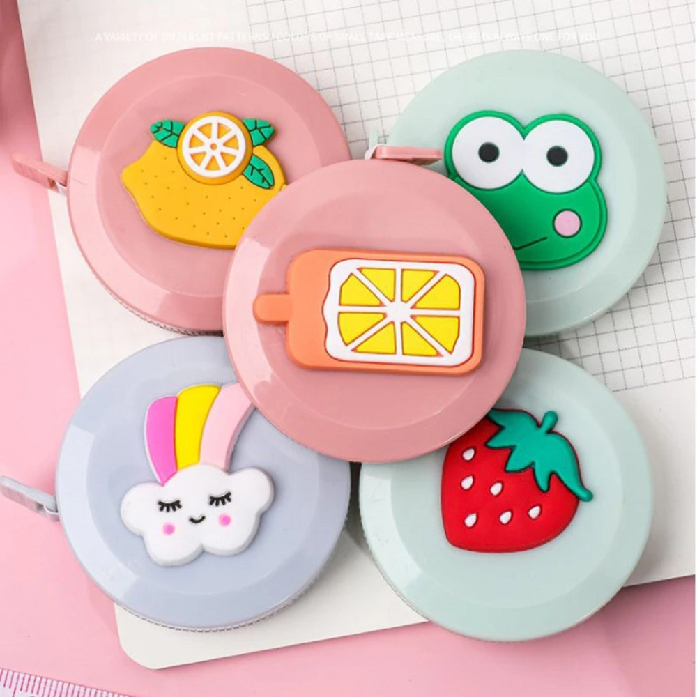 Round Shape Fruit Design Fancy Measure Tape (60 Inches)