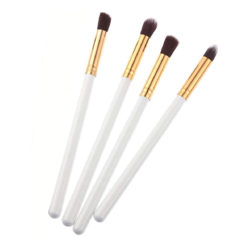 Synthetic Bristle Pencil Makeup Brush – Precision Eye Makeup Applicator Brush Set (Set of 4)