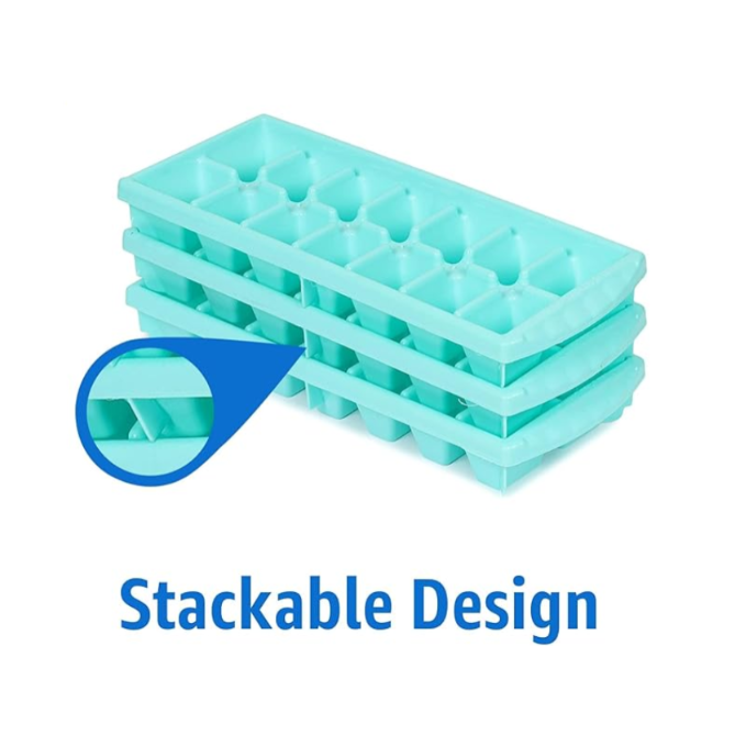 Ice Cube Tray – Durable Freezer-Safe Ice Moulds for Home, Bar & Daily Use  (Pack of 2 Pcs)