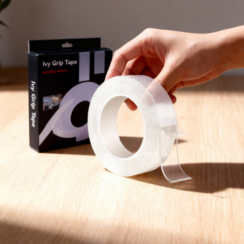 Ivy grip Tape Nano Double Sided Tape Heavy Duty Transparent Tape (Pack of 1)