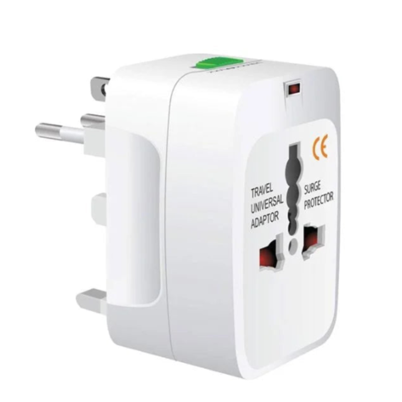 Universal Travel Adapter – International Plug Converter for Global Charging (Pack of 1)