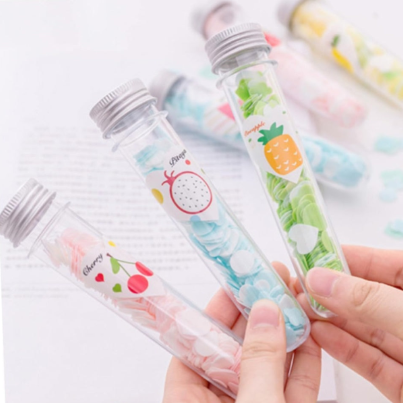 2 Pcs Portable Disposable Paper Soap – Round & Heart-Shaped Mini Soap Sheets for Outdoor Washing, Travel, Camping & Hiking (Random Color)