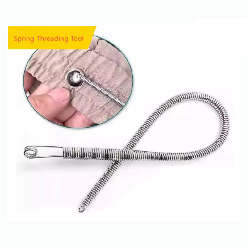 Bendable Securing Rope 2 Pcs Steel Bendable Rope Threading Tool – Flexible Needle for Rope, E ...